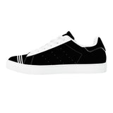 Parkour Low-Top Leather Sneakers - Two tone