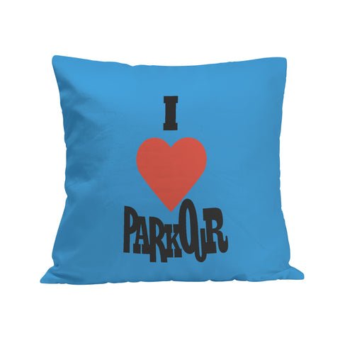 I [heart] Parkour Pillow Cover