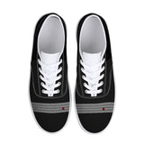Warrior Life Tire Track Skate Shoe - White on Black