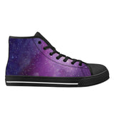 Cosmic MWG High-Top Canvas Shoes - Galaxy Print